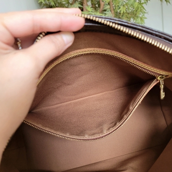 💕CLASSIC Tote Bag Discontinued LOUIS VUITTON Cabas MEZZO Monogram - Picture 10 of 16